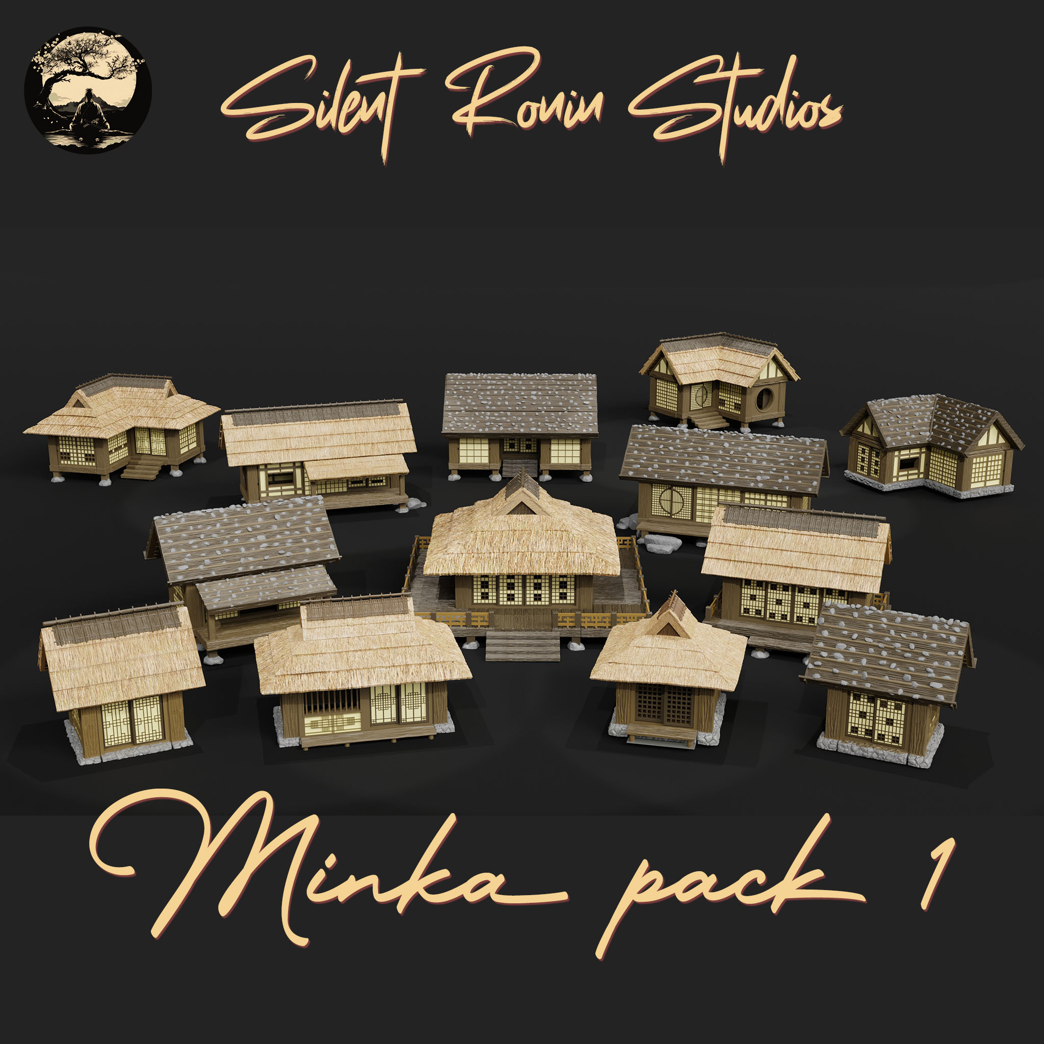 Japanese Farmer Houses Pack #1 | Minka Pack #1